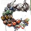 Natural Crystals Car Hanging Gift Seven Chakras Tumbles Stone for Decoration
