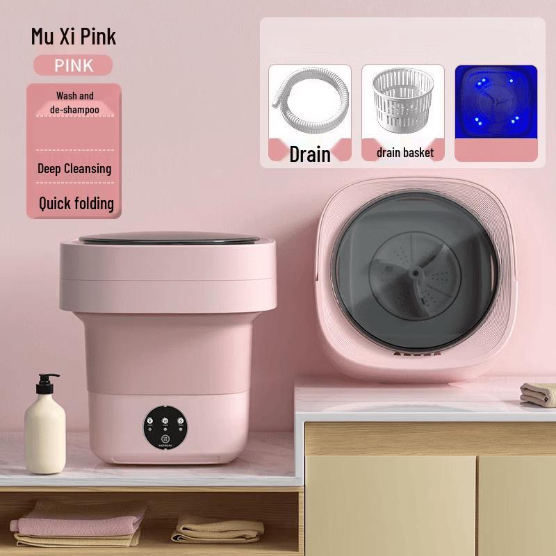 ZISIZ Foldable Mini Underwear Washing Machine