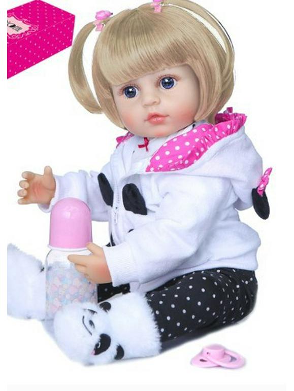 NPK Genuine 55CM Waterproof Full Silicone Reborn Baby Doll