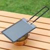 Non-stick Grill Pan Mini Grill Pan Cheese Pan Barbecue Tray Camping Frying Pan  Hiking