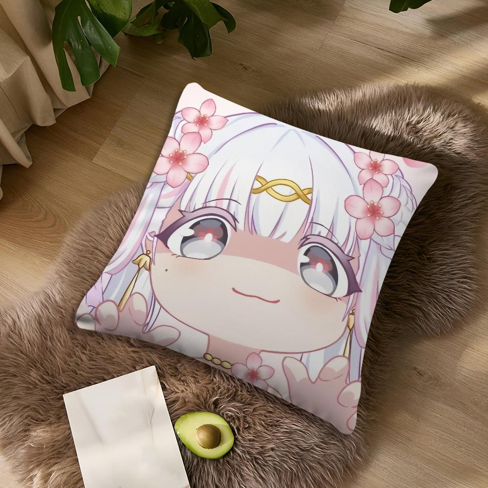 Wuthering Waves Cute Q Version Jinhsi Changli Cushion For Bedroom Car Coffee Shop Soft And Living Room Sofa Pillow Cover Case