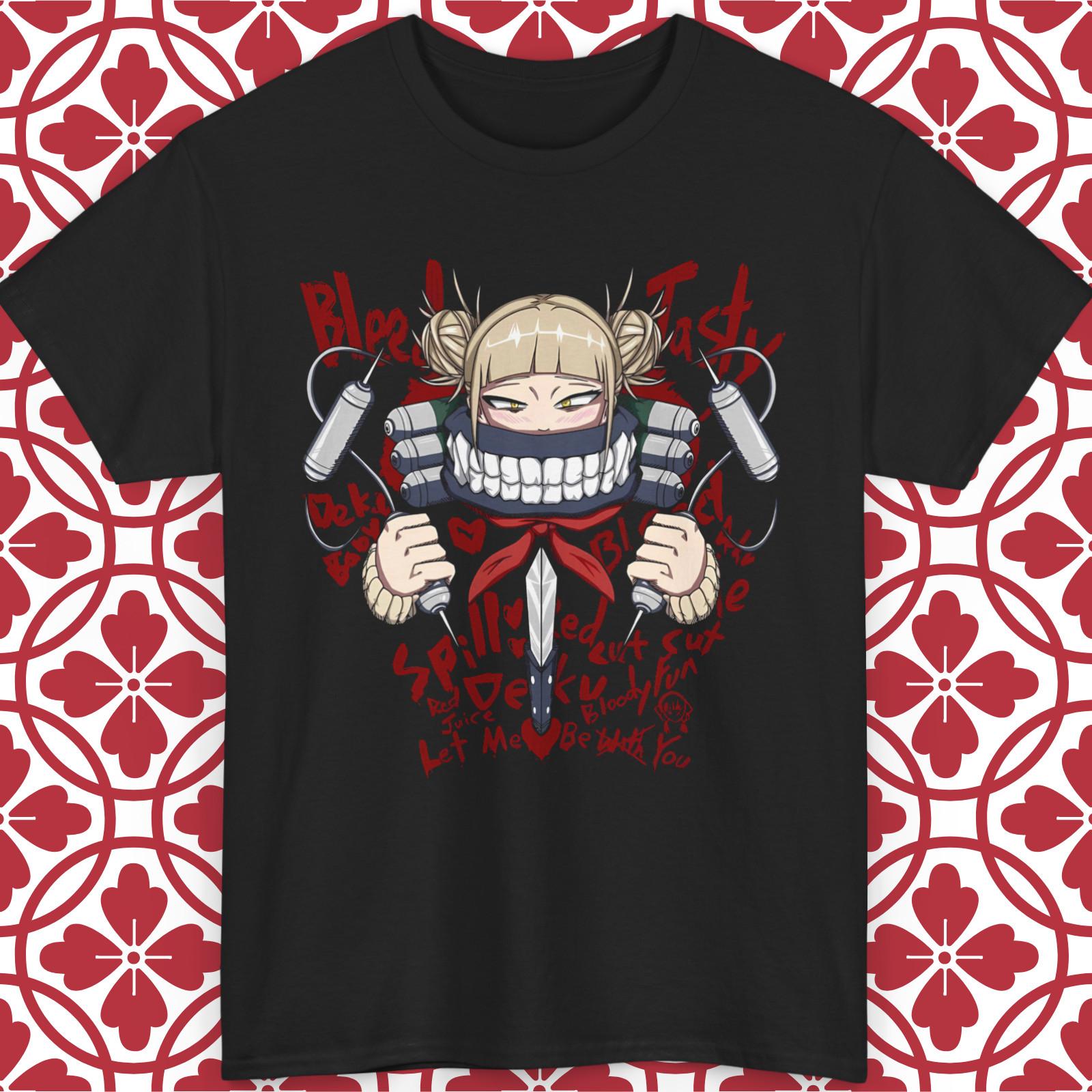 

Himiko Toga T-Shirt Mens Womens Tees Top My Hero Academia Anime Graphic All Sizes Unisex S-5XL M