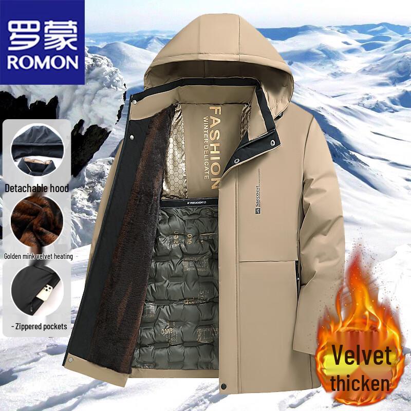 

ROMON Men s Hooded Padded Jacket XL
