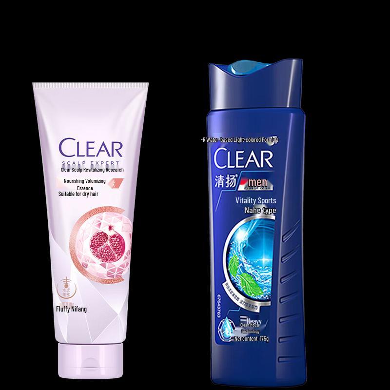 Clear Men s Anti-Dandruff Shampoo & Scalp Serum Set