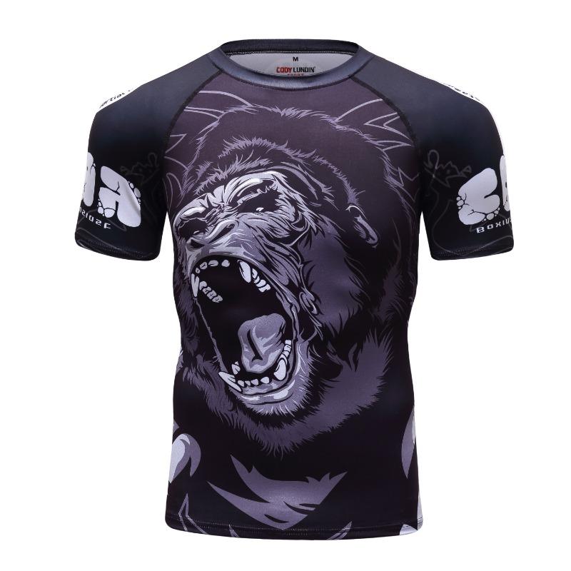 Sportbekleidung Bjj Rash Guard Grappling Brazilian Jiu Jitsu Erwachsene Herren Nogi No Gi Bjj Jiu Jitsu MMA Rash Guard Bjj Laufshirt