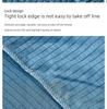 Solid Color Knitted Polar Fleece Sofa Cover - Full Coverage Cushion Cover