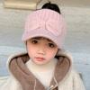 Schleife Entenzunge Hut Gestrickte Ohrenschützer Mütze Mode Ohrenschutz Hut Winter
