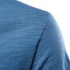 T-shirt da uomo con scollo a V, maniche corte, texture morbida, tinta unita, semplice maglione top, streetwear