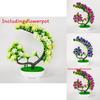 Fake Flower Bonsai Tree With Semimanual Craftsmanship For Wedding Or Party Decor