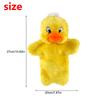 Andux Space Hand Puppet, Plush Animal Doll, 27cm Tall, Adorable Design, Ages 6 and Up, SO-16 (Duck)