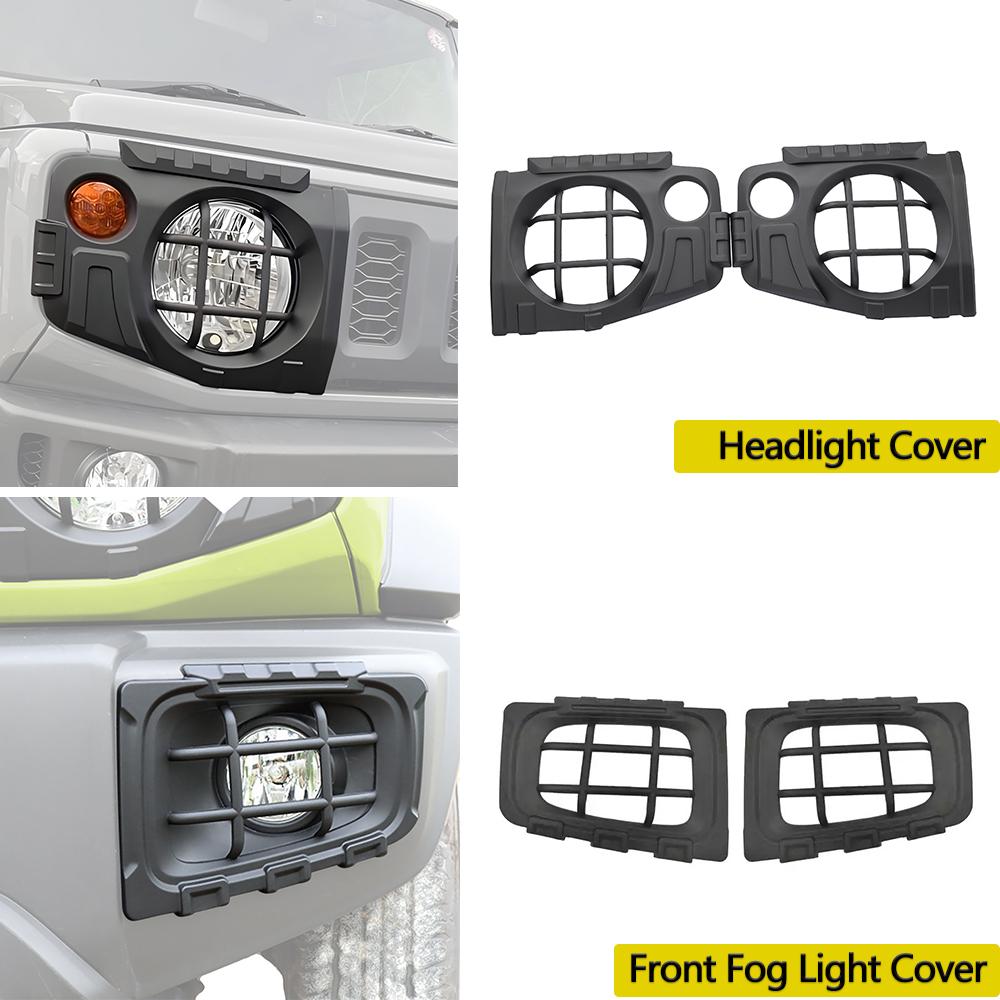 Front Light Taillight Cover Trim Kit For Suzuki Jimny JB64 JB74 2019-2026 Fog Light Guard Decoration Exterior Tuning Accessories