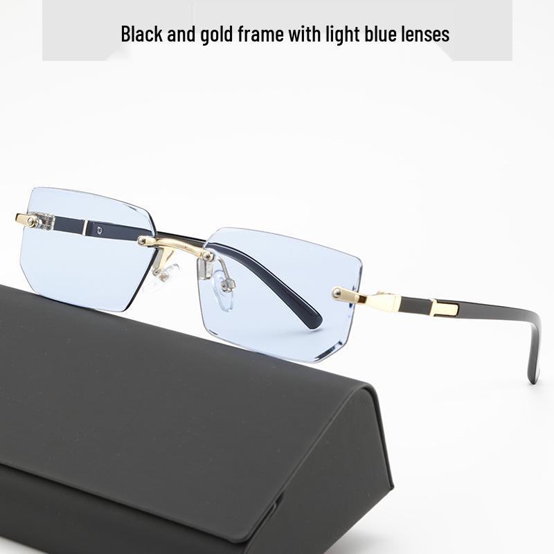 Trendy Frameless European & American UV Protection Sunglasses for Men and Women
