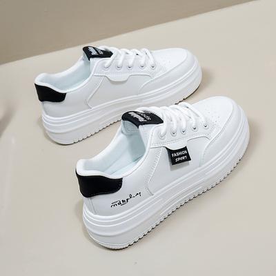White Shoes for Women New Autumn Students All-Match Casual Ins Fashion Shoes Thick Bottom Fashion Sneakers