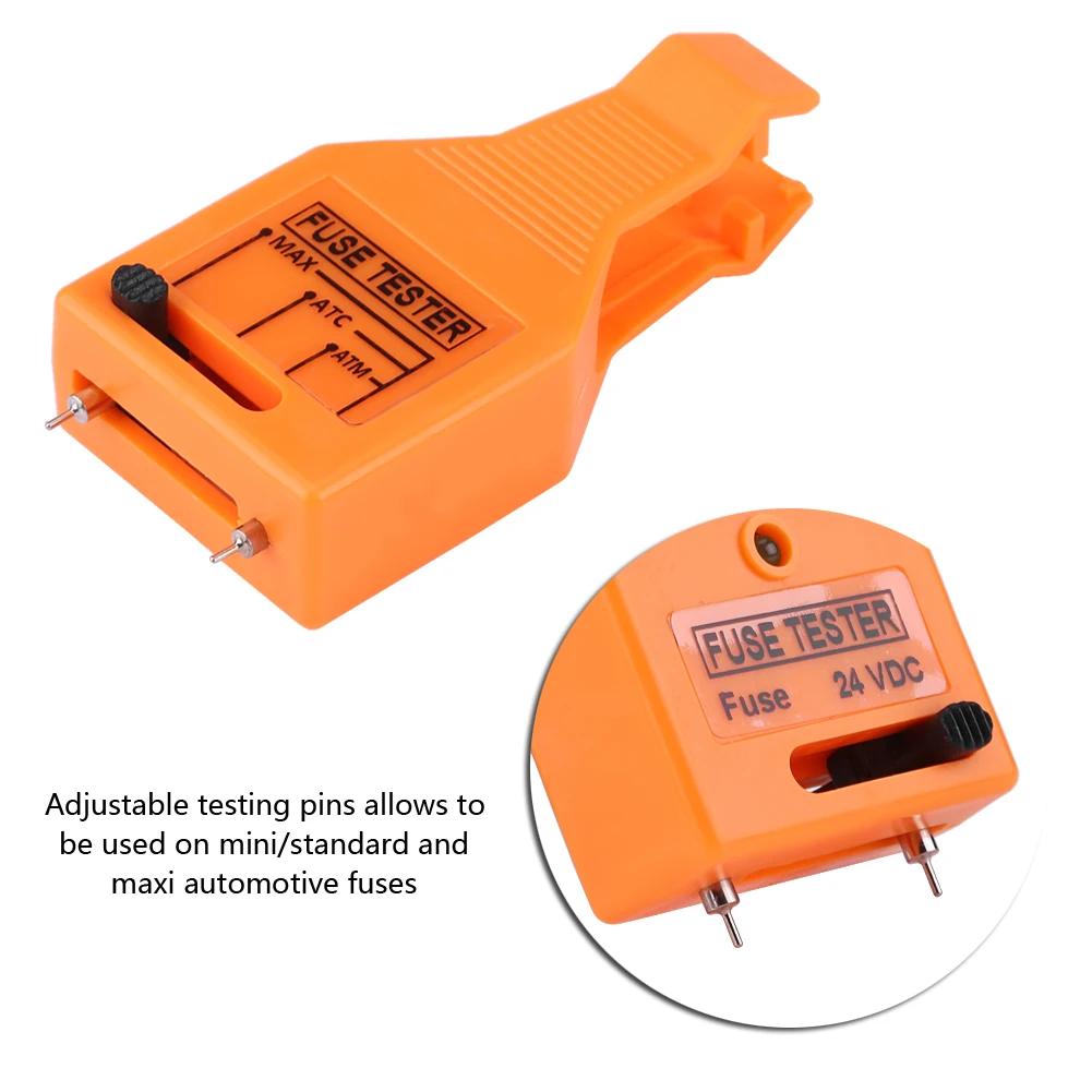 Universal Fuse Tester Automotive Tester Blade Puller Multi-Functional Car Checker Puller Removal Tool for Mini/Standard Blade