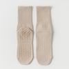 Pure Cotton Medium Length Socks Mid-tube Pilates Socks Gymnastic Training Socks Yoga Socks  Lady
