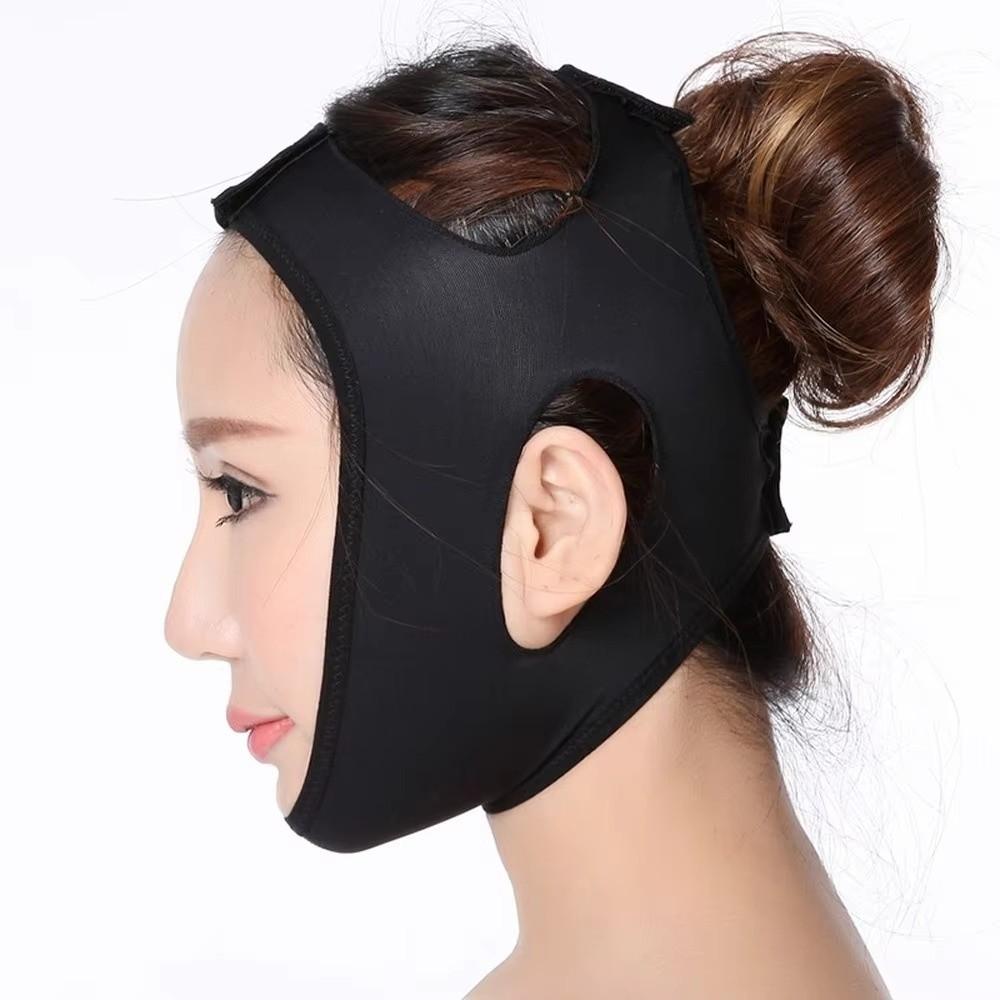 Lifting Function V Line Face Shaper Elastic Chin Cheek Lift Up Belt  Facial Contouring