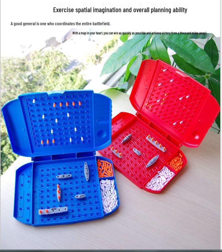 Naval Warfare Strategy Chess: Educational Two-Player Logic Game for Parent-Child Interaction