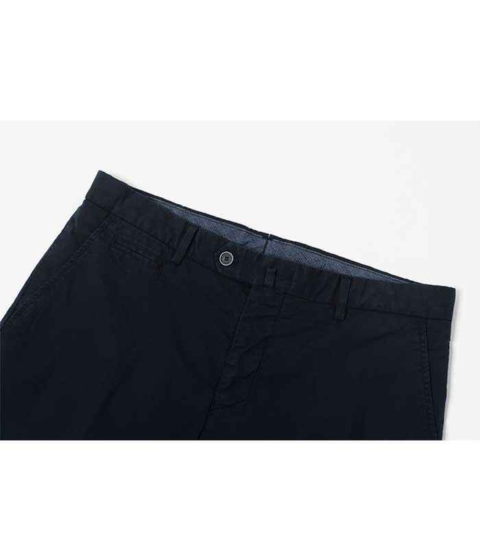 BLACKBROWN Garment-Dyed Cotton Pants [Navy]
