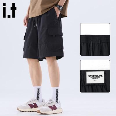 CHOCOOLATEit Men's Bubble Gauze Quick-Dry Cargo Shorts