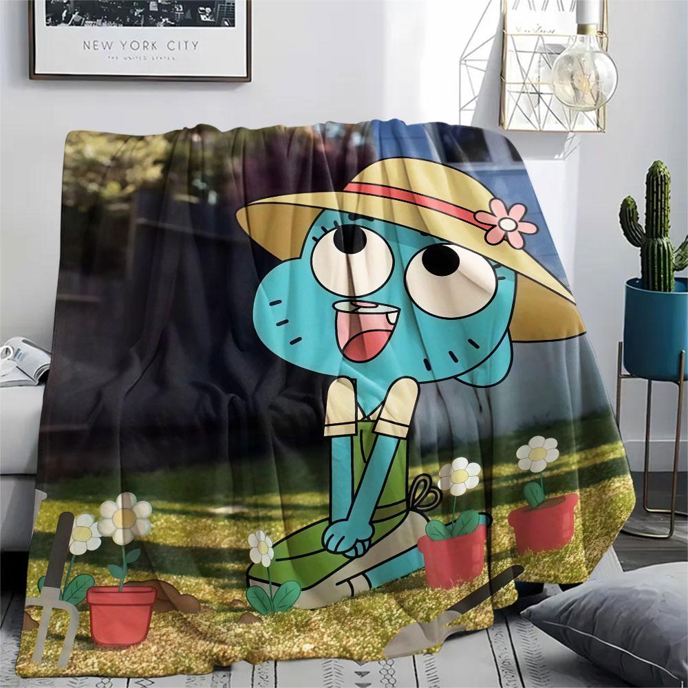 Nicole Watterson Printed Flannel Blanket, Soft Throw for Bedroom Sofa, Washable, Fan Merchandise, Great Gift.