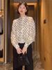 Women's 2025 Spring French Polka Dot Short Jacket-Shirt