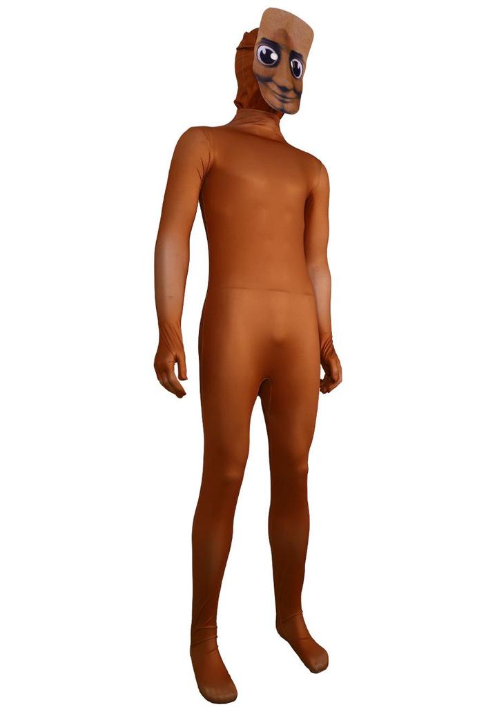 Classic Wooden Stick Figure Cosplay Costume for Halloween and Stage Performances