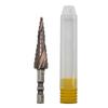 M35 Altıgen Spiral 3-13mm Kobalt İçeren Kademeli Matkap Paslanmaz Çelik Delik Açıcı Co Pagoda Matkap Ucu Kesici Alet