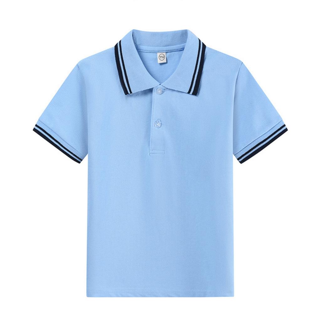 Kids Quick Dry T-Shirt Short Sleeve Breathable for School Class Uniform