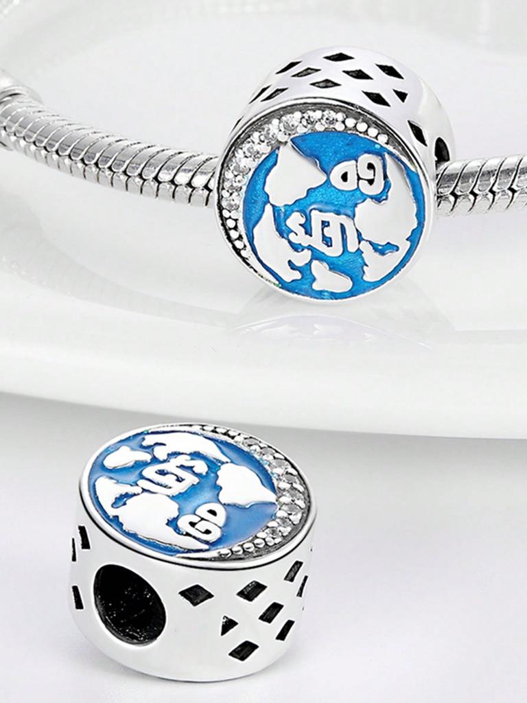 Charms Plata Stars And Moon Bead Clips And Spacers Charm Copper Plated Fit Charms Original Bracelet For Jewelry Making Diy Charm