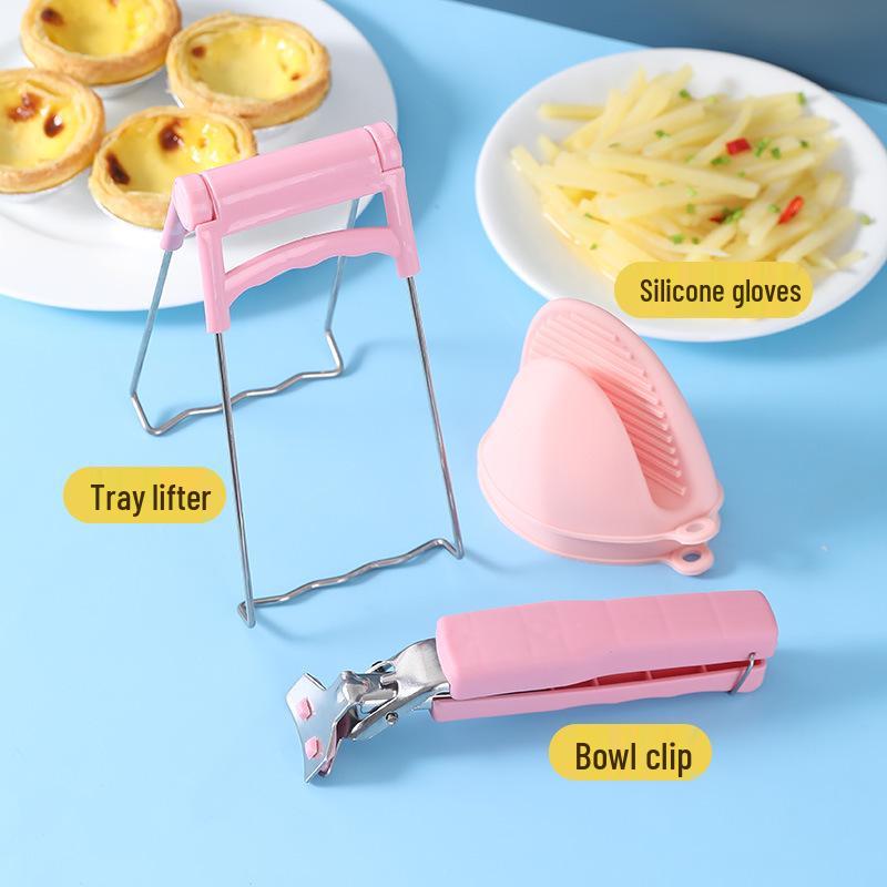 Anti-Scald Non-Slip Bowl and Plate Lifter Clip