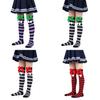 Cute Butterfly Bow Christmas Socks For Girls Long Tube Polyester Fabric