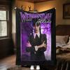Wednesday Halloween Costume Blanket Perfect All Seasons Soft Comfortable Sofa Office Nap Travel Halloween Gift