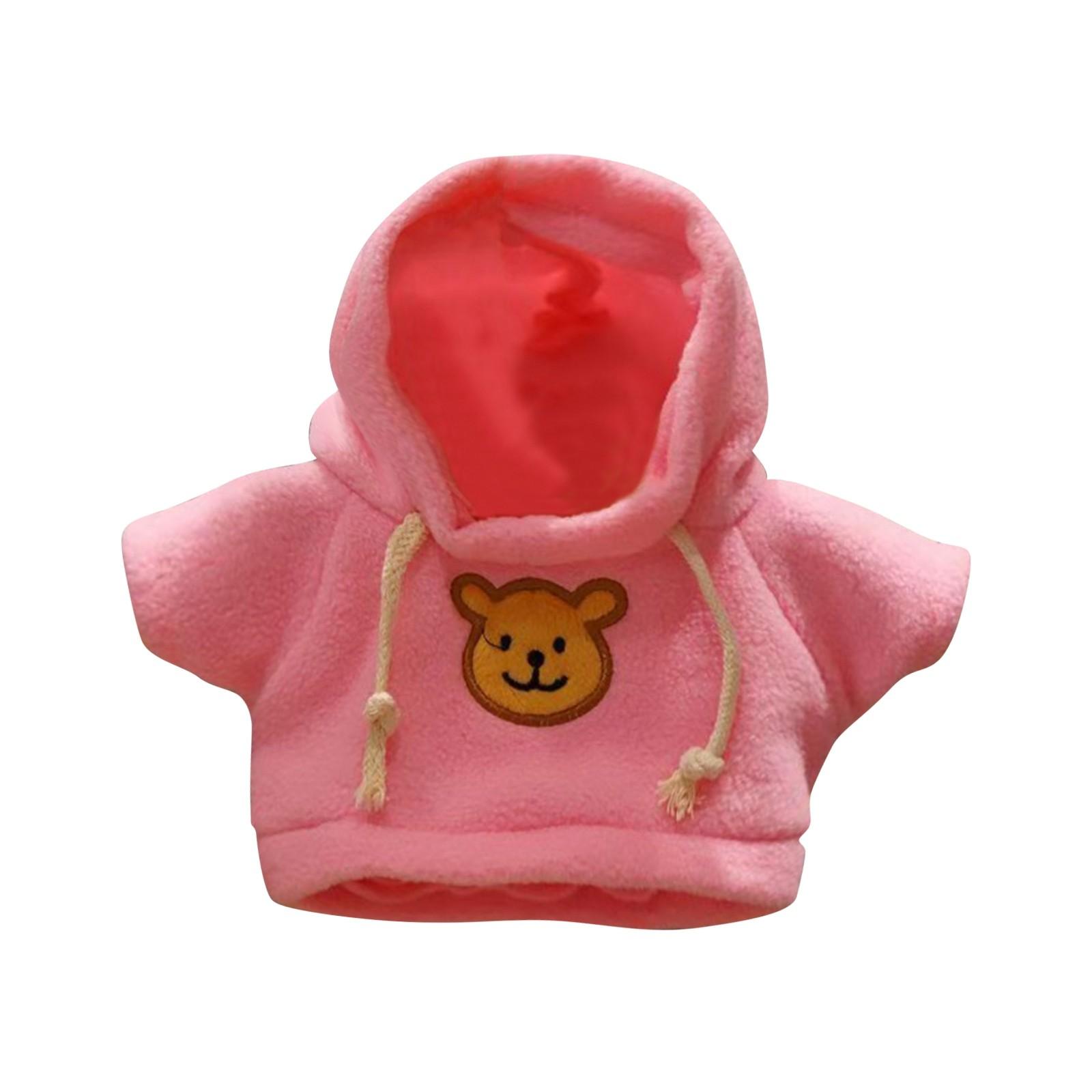 

30cm Doll Plush Toy Doll Replacement Clothes Doll Decoration Accessories Sweatshirt One Size рожевий