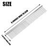 Macrame Fringe Comb Tapestry Weaving Comb Stainless Steel Craft for Brushing Through Long Hair Single Strand Cotton Cord