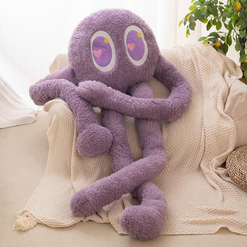 Gigantische Lange Benen Schattige Octopus Pluche Kussen Creatieve Opgezette Octopus Pop Kamer Decoratie Grappig Verjaardagscadeau 100cm