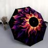 1pc Floral Mandala Design Umbrella with Plastic Handle,Suitable for All Seasons Home Travel Outdoor UmbrellaDD1148