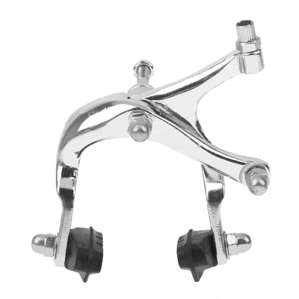 Alloy Bicycle Front MX Side Pull Bike Caliper Brake Set Lever Cable Black