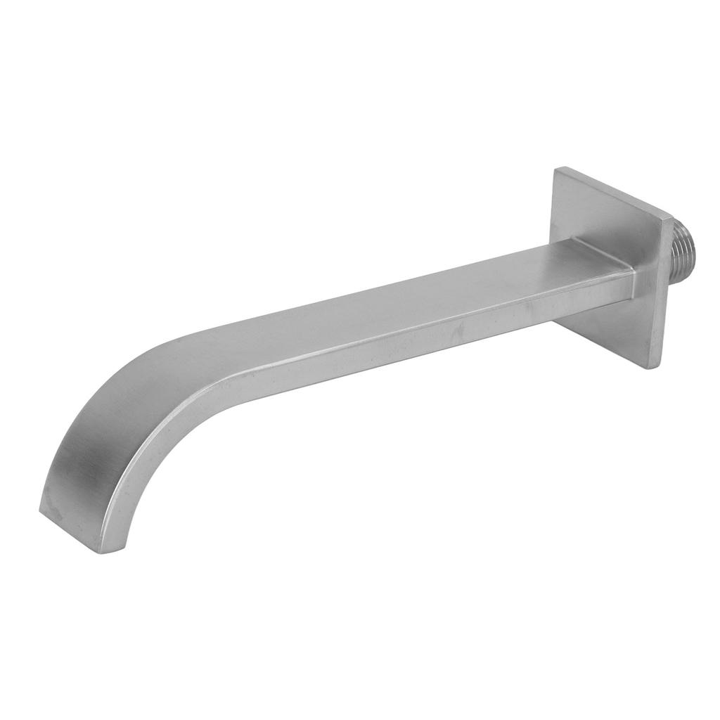 DN15 Male Screw Brushed Faucet Basin Water Tap Stainless Steel Wall Mounted Bath Faucets For