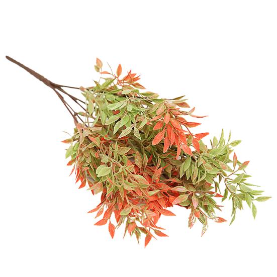 Easily Bent Artificial Leaf No Withering Plastic Delicately Cut Simulation Plant Wedding Decor