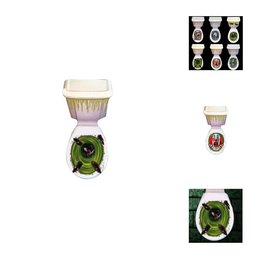 Premium Quality Halloween Bloody Hand Toilet Cover For Scary Zombie Decor