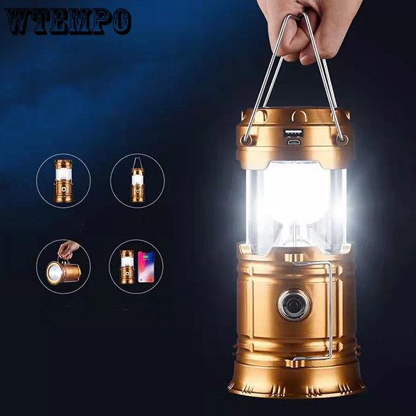 

Светодиодная мощная садовая лампа, перезаряжаемая через USB подвесная лампа, уличная аварийная лампа, уличная лампа для палатки и кемпинга