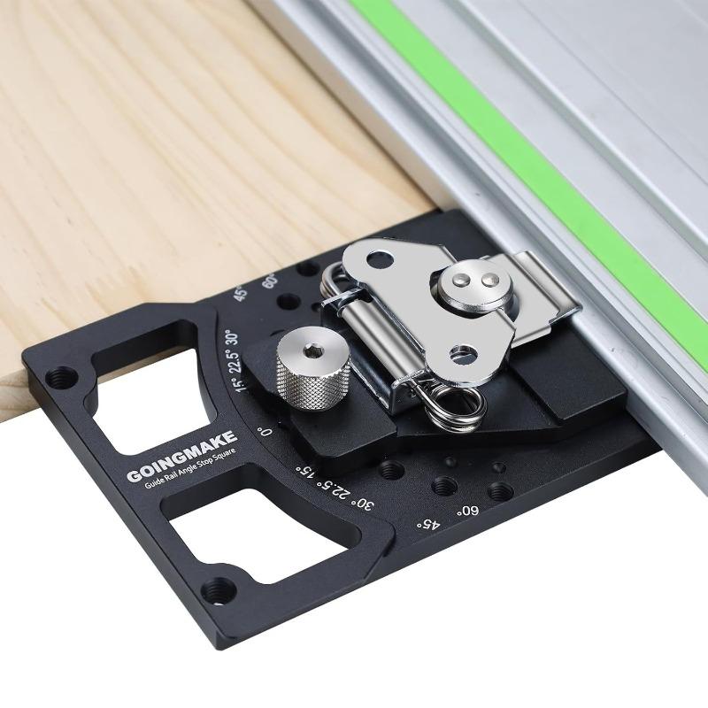 Woodworking Adjustable Angle Rail Saw Square 90 Degree Guide Rail Square Guide Rail