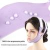Adjustable Silicone Compression Face Mask Strap with Velcro, Non-Slip Double Chin Lifting Bandage with Massage Protrusion