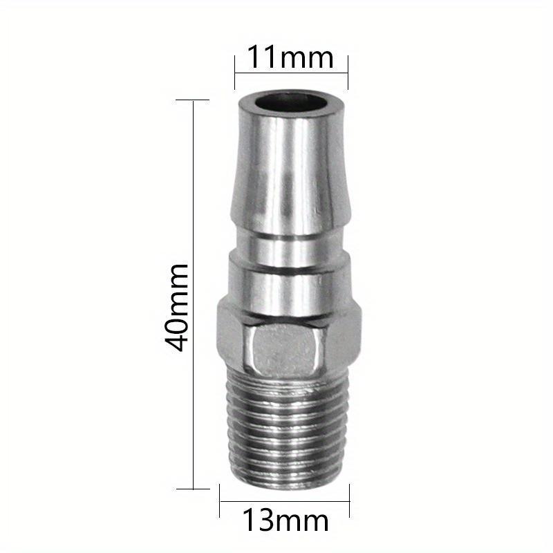 3pcs Pneumatic Fitting NITTO Coupling Connector Coupler 1/4inch BSP Male Thread Air Hose Pipe Connector Coupler For Air Compressor