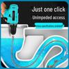 Pipe Unblocking Tool: Effective Toilet Plunger with Soft Spring for Quick Drain and Pipe Clearing