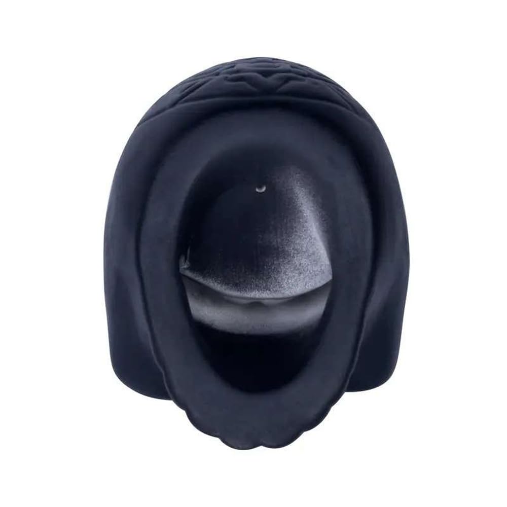 Aztécká píšťalka smrti pro žerty, halloweenské dárky a řemeslné práce (Černá lebka)