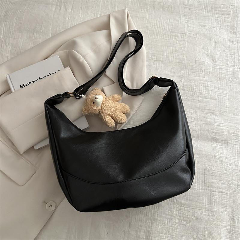 Stylish Casual Large Capacity Tote Bag For Women 2024 New Korean Trend Pu Material