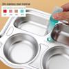 Food-Grade Stainless Steel Divided Cartoon Kids Plate