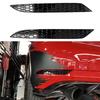2Pcs Car Styling Honeycomb Tail Rear Fog Lamp Cover Trim Sticker For Golf 7.5 MK7.5 Rear Bar Bumper Reflector Strips-A87Q