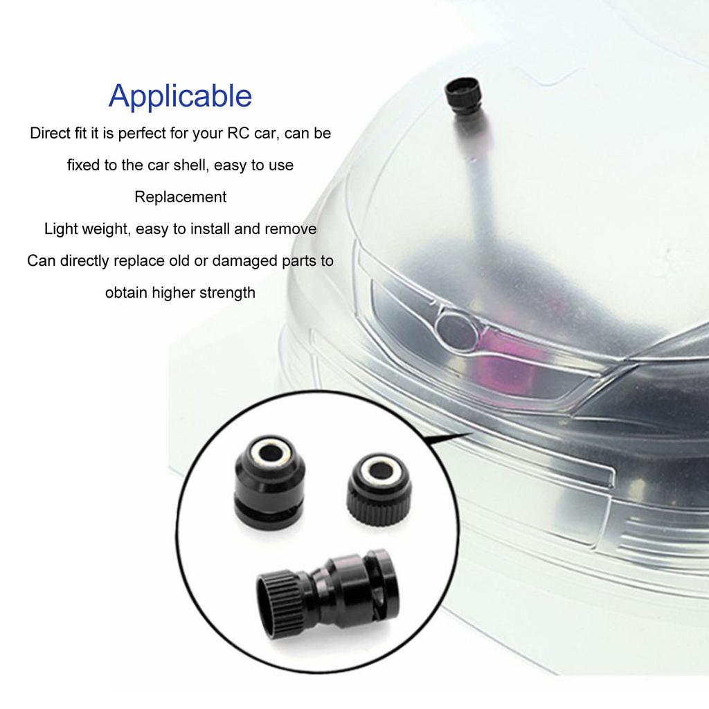 4Pcs Metal RC Body   Mount Column Hole Locator Magnetic Car   Hole Locator for PC PVC   RC Car